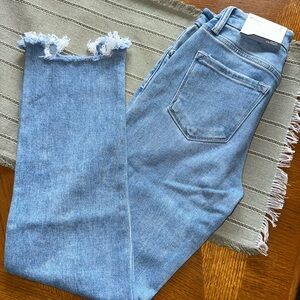 KanCan Light Wash Slim Straight Jeans